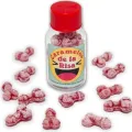 12 Penisförmige Lachbonbons Erdbeere/Kirsche von Diablo Picante