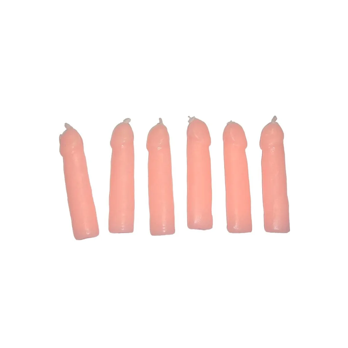 6 Kerzen In Fleischpenisform von Diablo Picante | Fesselliebe.de