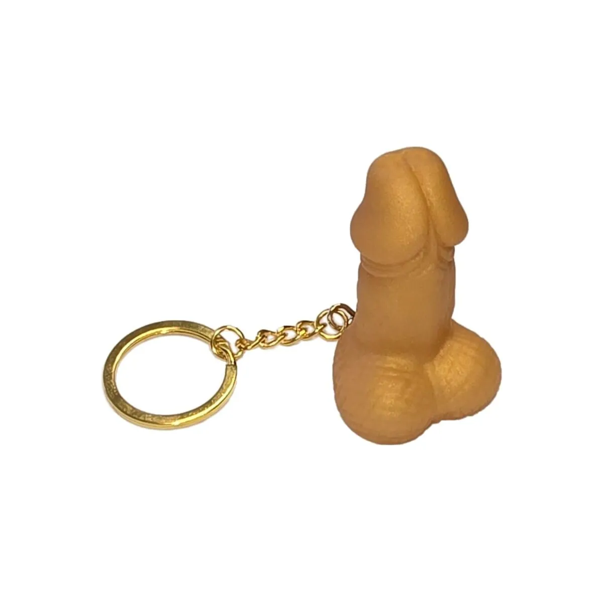 Goldener Schlüsselanhänger In Penisform von Diablo Picante | Fesselliebe.de