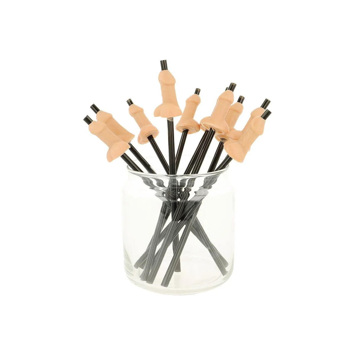 Tasche mit 10 natürlichen Penis-Strohhalmen von Diablo Picante | Fesselliebe.de