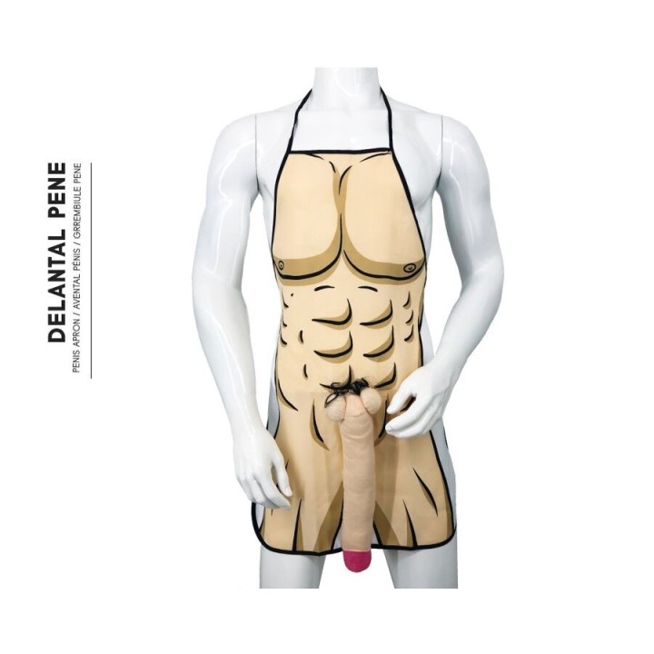 3D-Penis-Schürze Muskulär und Kraftvoll von Diablo Picante | Fesselliebe.de