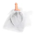 Weisser Brautschleier mit Penis von Diablo Picante