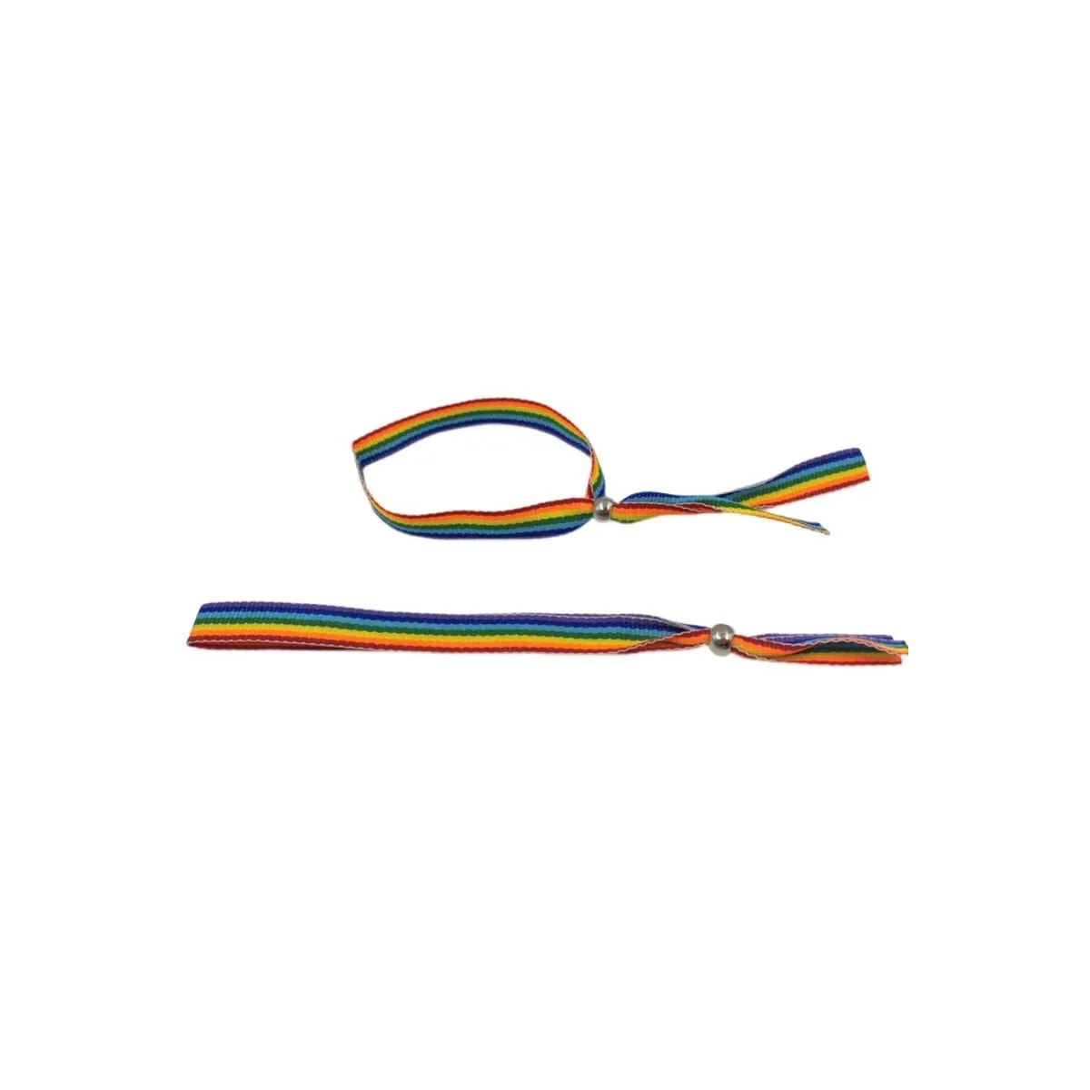 Lgbt-Flagge Silberkugelarmband von Pride | Fesselliebe.de