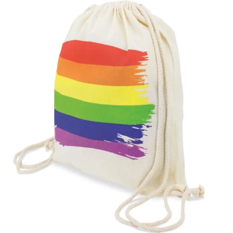 Baumwoll-Rucksack mit Lgbt-Flagge von Pride | Fesselliebe.de