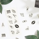 Set mit 10 Temporren Tattoos aus der Candy Collection von Secretplay | Fesselliebe.de