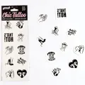 Set mit 10 Temporren Tattoos der Kinky Collection von Secretplay