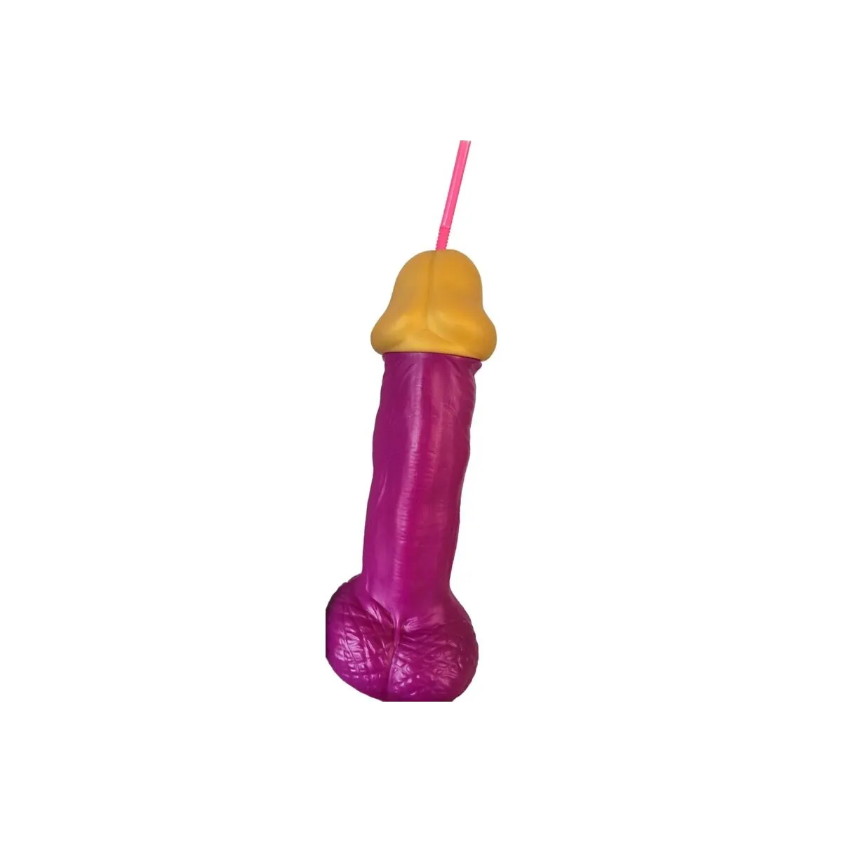Pink Kunststoff-Penis aus Glas von Diablo Picante | Fesselliebe.de