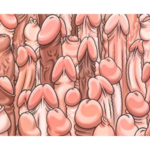 Farbiges Mauspad mit Penis-Design von Diablo Picante | Fesselliebe.de