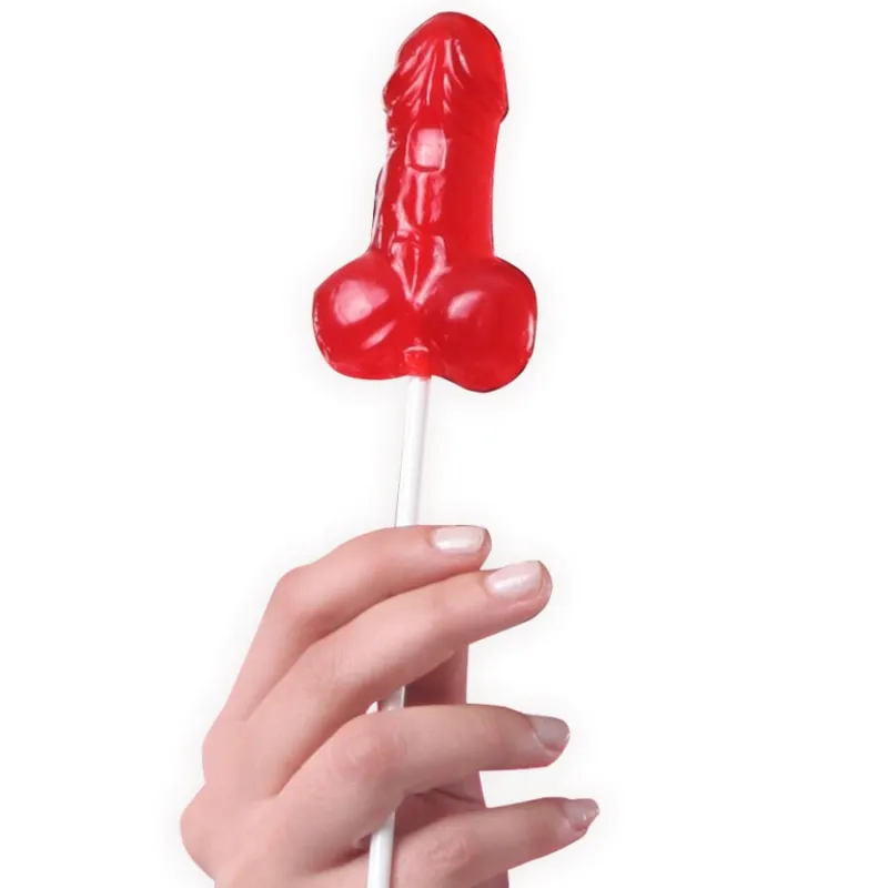 Lollipop Penis Gummibärchen Erdbeere von Secretplay Cosmetic | Fesselliebe.de