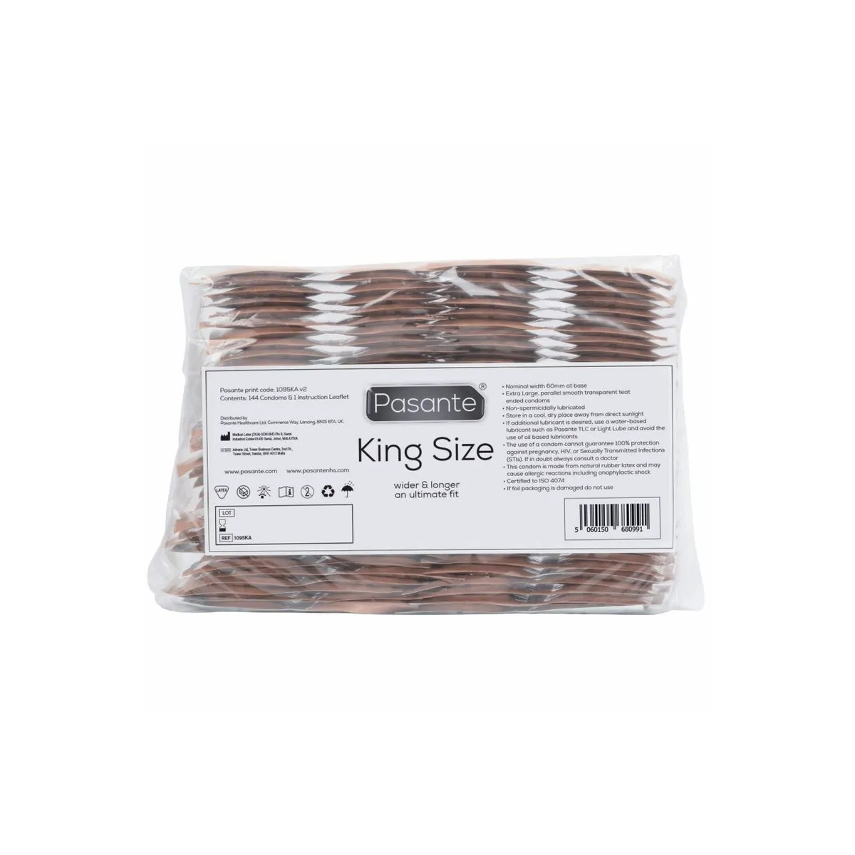 Kondome King Size Beutel 144 Stück von Pasante | Fesselliebe.de