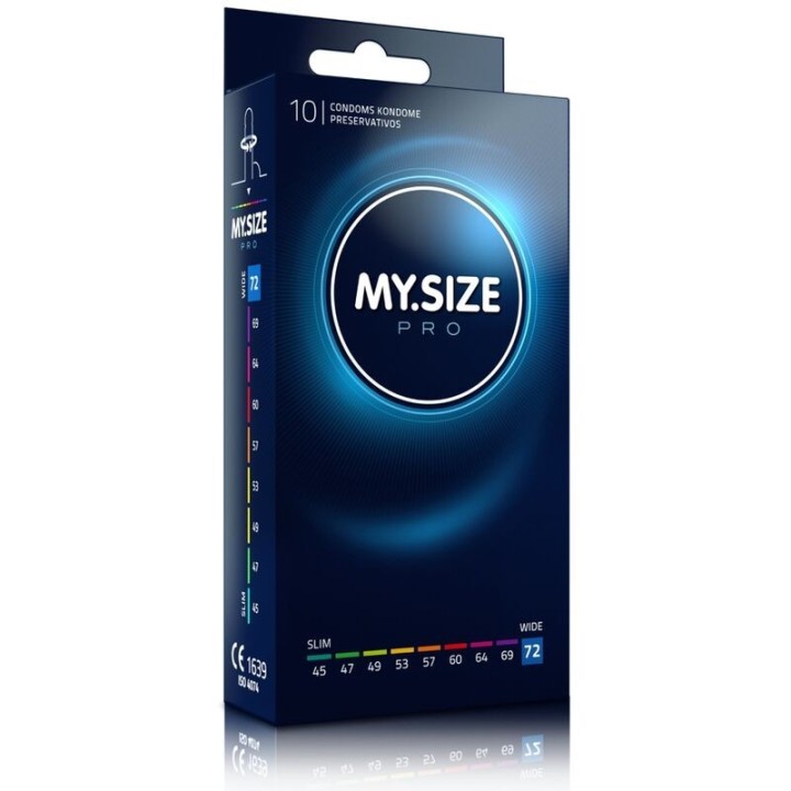 Pro Kondome 72 Mm 10 Stück von My Size Pro | Fesselliebe.de