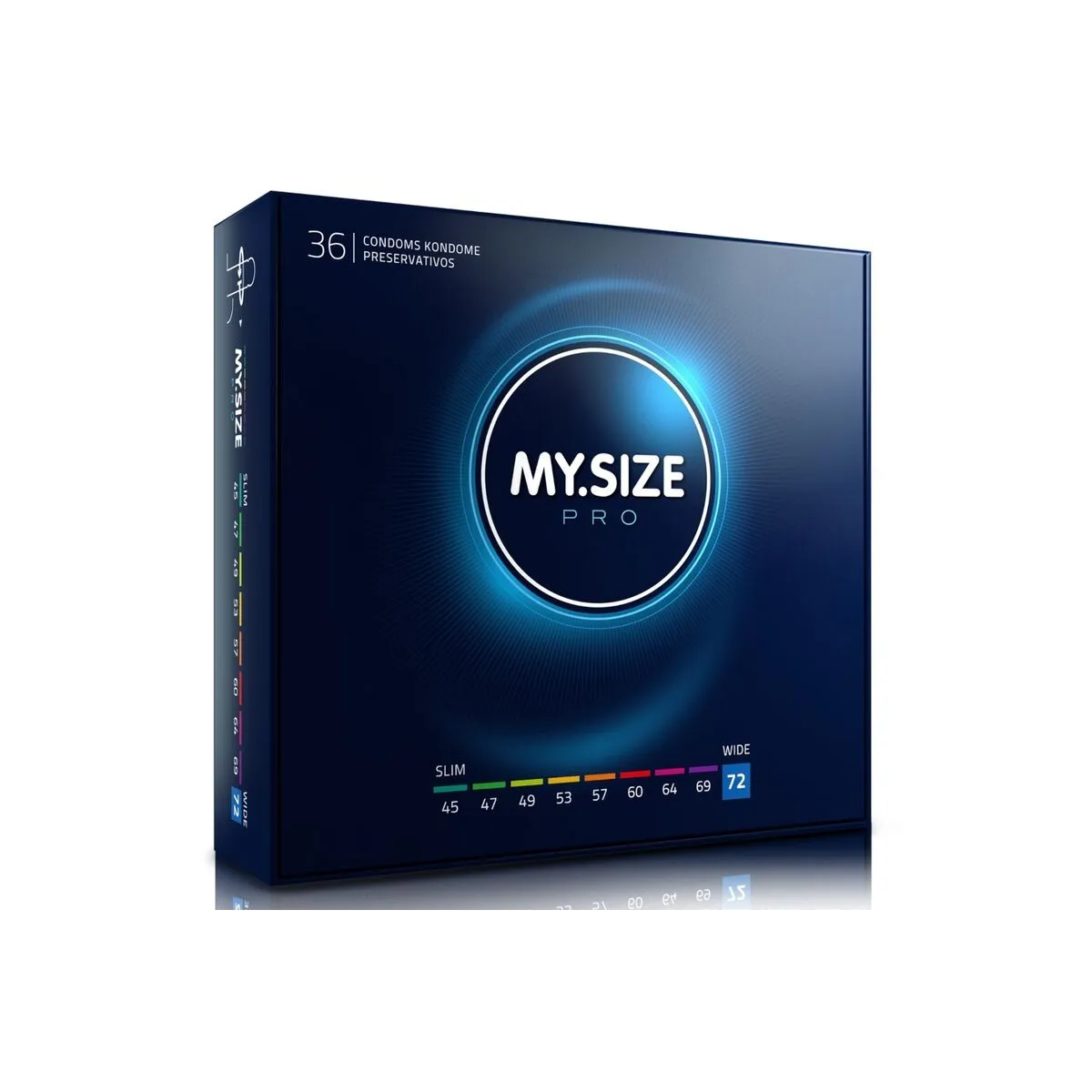 Pro Kondome 72 Mm 36 Stück von My Size Pro | Fesselliebe.de