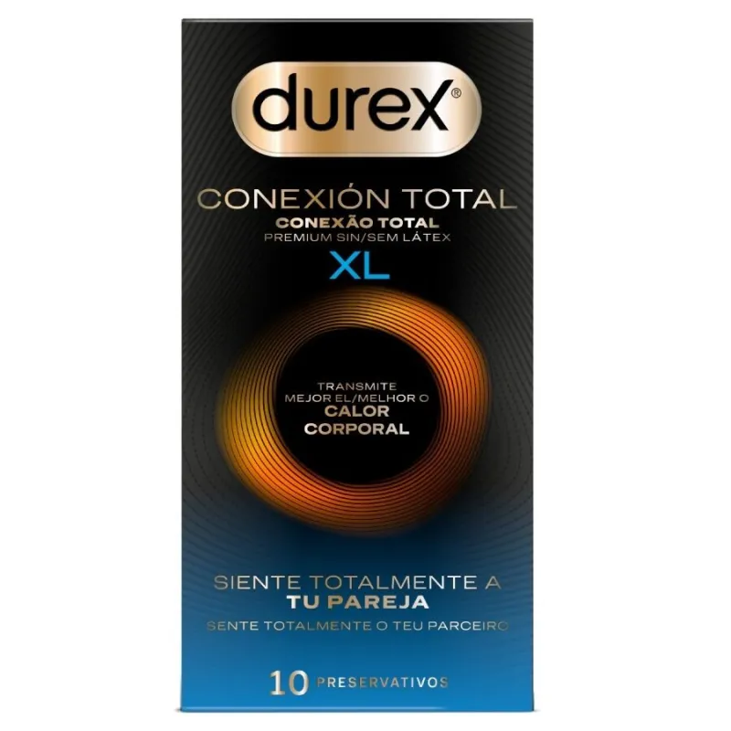 Total Connection XL Ultra Fine Plus Latexfrei 10 Stück von Durex Kondoms | Fesselliebe.de