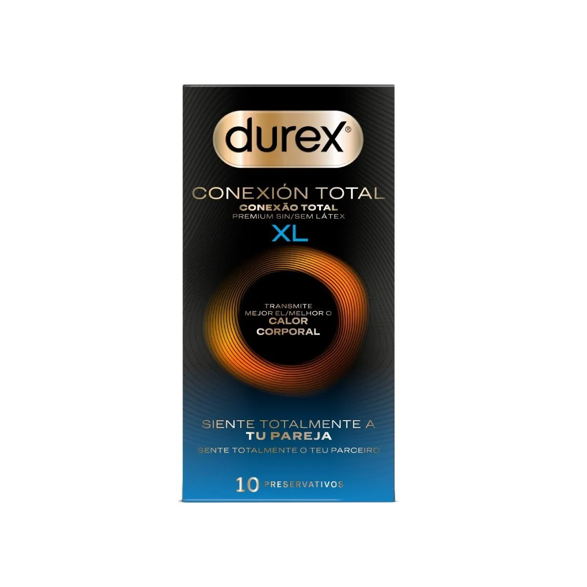 Total Connection XL Ultra Fine Plus Latexfrei 10 Stück von Durex Kondoms | Fesselliebe.de