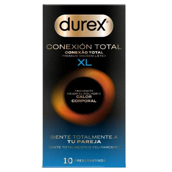Total Connection XL Ultra Fine Plus Latexfrei 10 Stück von Durex Kondoms | Fesselliebe.de