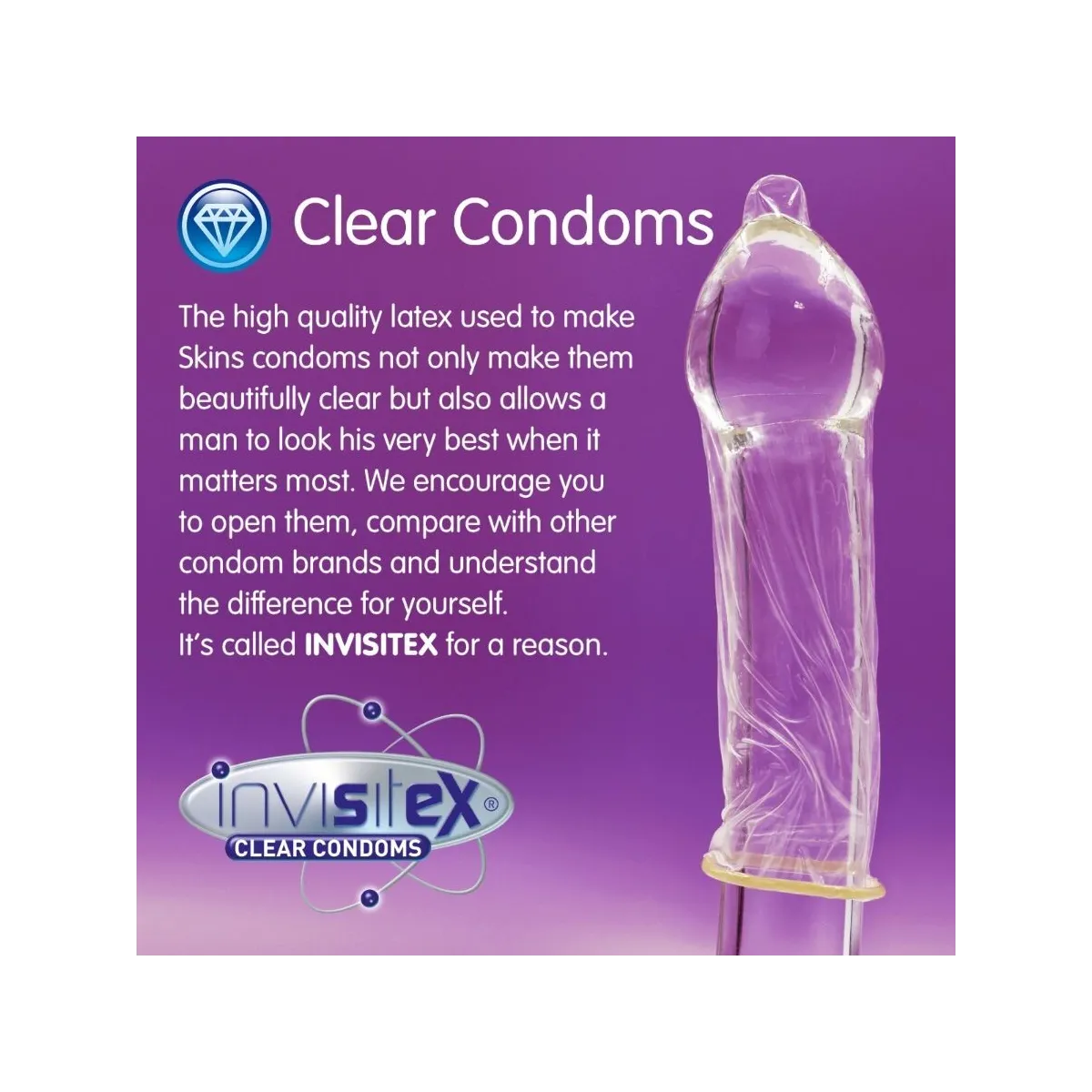 Extra Grosse Premium-Kondome Packung 4 von Skins | Fesselliebe.de