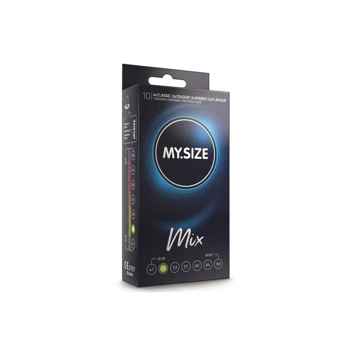 Mix Kondome 49 Mm 10 Stück von My Size Mix | Fesselliebe.de