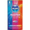 Sortierte Premium-Kondome Packung 8 von Skins