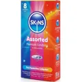 Sortierte Premium-Kondome Packung 8 von Skins
