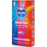 Sortierte Premium-Kondome Packung 8 von Skins | Fesselliebe.de