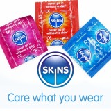 Sortierte Premium-Kondome Packung 8 von Skins | Fesselliebe.de