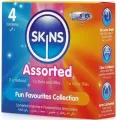 Sortierte Premium-Kondome, 4er-Stück von Skins
