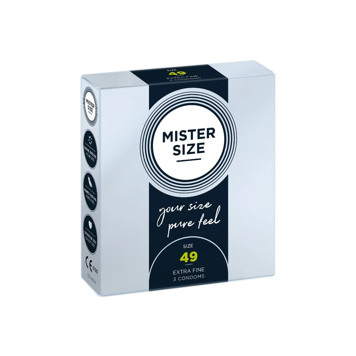 Kondomgrösse S 49 Mm (3 Stück) von Mister Size | Fesselliebe.de