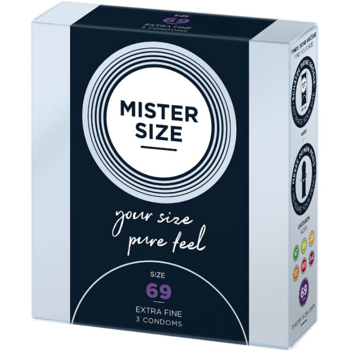 Kondome Grösse Xxxl 69 Mm (3 Stück) von Mister Size | Fesselliebe.de