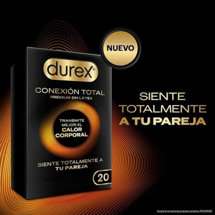 Total Connection Ultra Fine Plus Latexfrei 20 Stück von Durex Kondoms | Fesselliebe.de