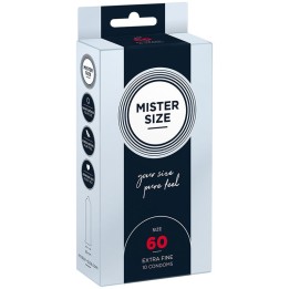 Kondomgrösse XL 60 Mm (10 Stück) von Mister Size | Fesselliebe.de