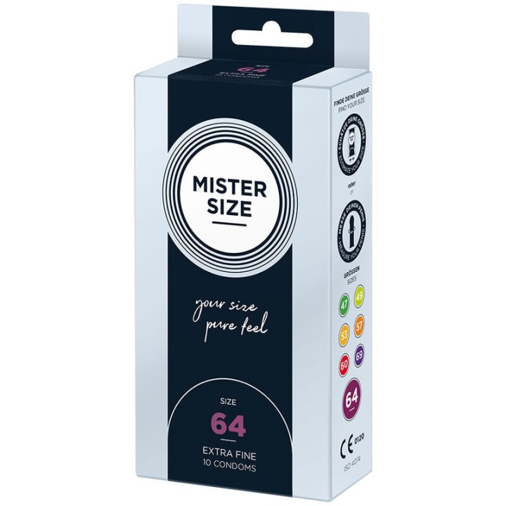 Kondome Grösse XXL 64 Mm (10 Stück) von Mister Size | Fesselliebe.de