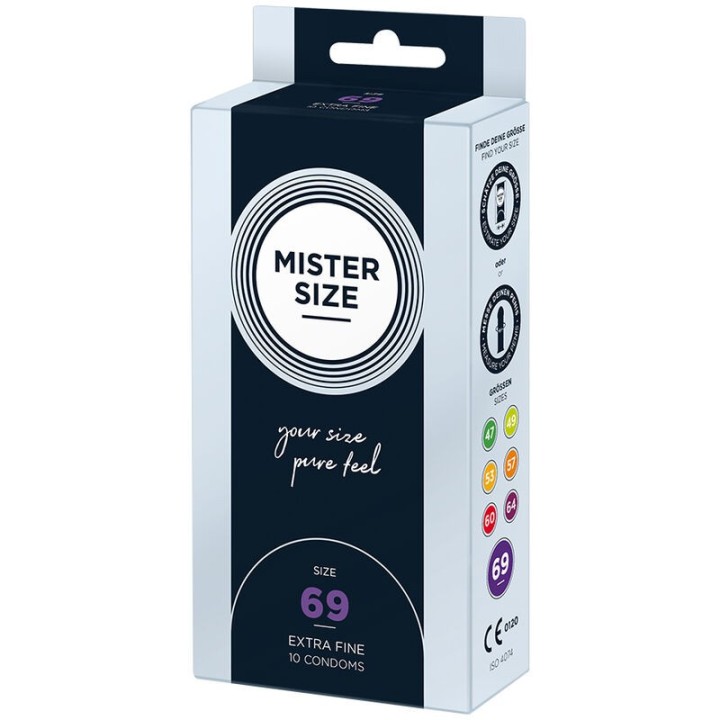 Kondome Grösse Xxxl 69 Mm (10 Stück) von Mister Size | Fesselliebe.de