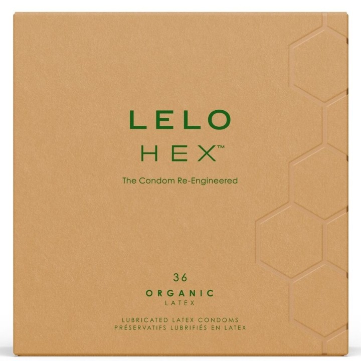 Hex Bio-Kondombox 36 Stück von Lelo | Fesselliebe.de