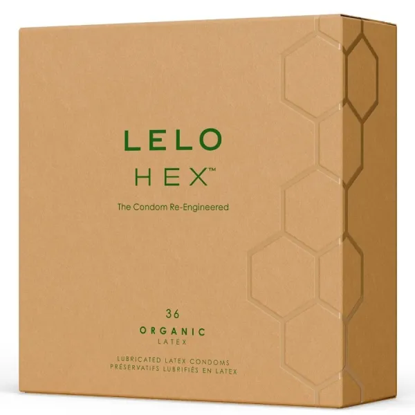 Hex Bio-Kondombox 36 Stück von Lelo | Fesselliebe.de
