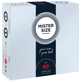 Kondomgrösse XL 60 Mm (36 Stück) von Mister Size | Fesselliebe.de