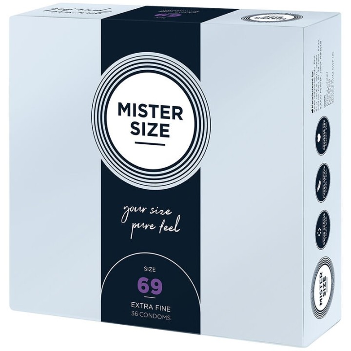 Kondome Grösse Xxxl 69 Mm (36 Stück) von Mister Size | Fesselliebe.de