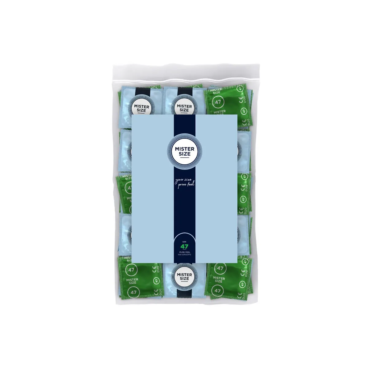 Kondomgrösse XS 47 Mm (100 Stück) von Mister Size | Fesselliebe.de