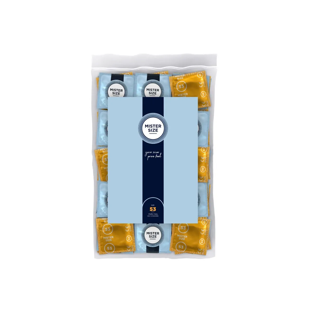 Kondomgrösse M 53 Mm (100 Stück) von Mister Size | Fesselliebe.de