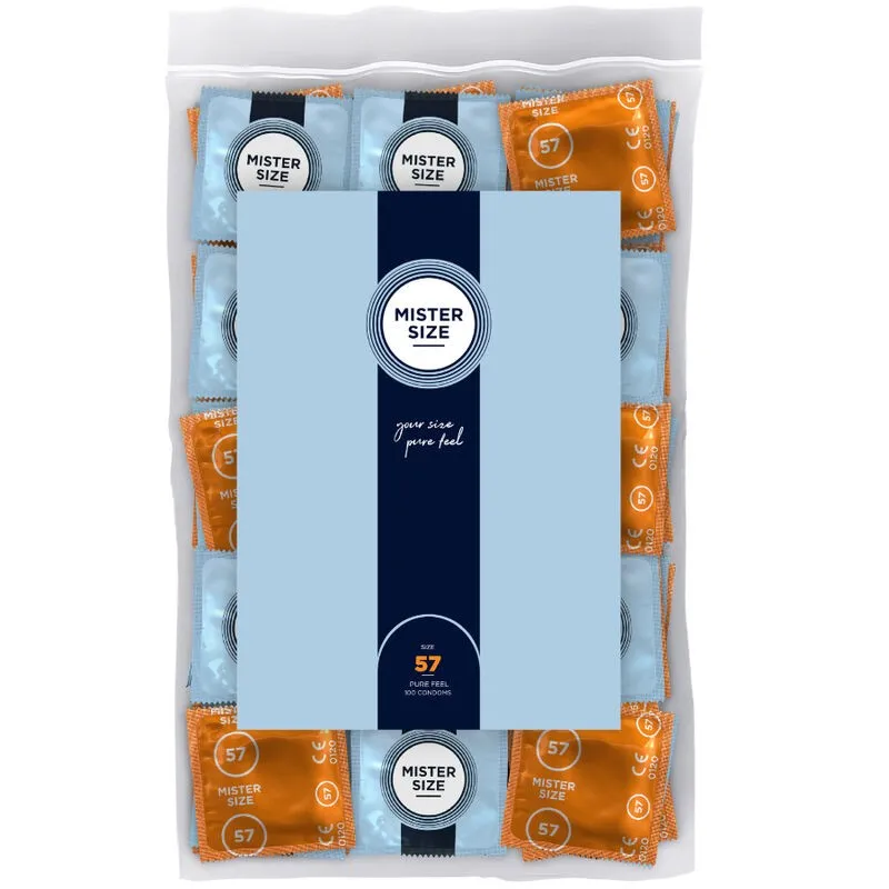 Kondomgrösse L 57 Mm (100 Stück) von Mister Size | Fesselliebe.de