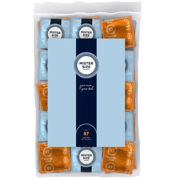 Kondomgrösse L 57 Mm (100 Stück) von Mister Size | Fesselliebe.de