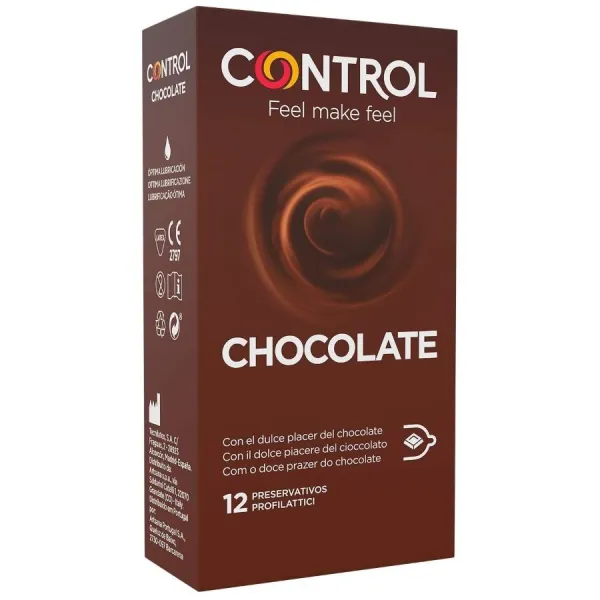 Adapta Chocolate Kondoms 12 Stück von Control Kondoms | Fesselliebe.de
