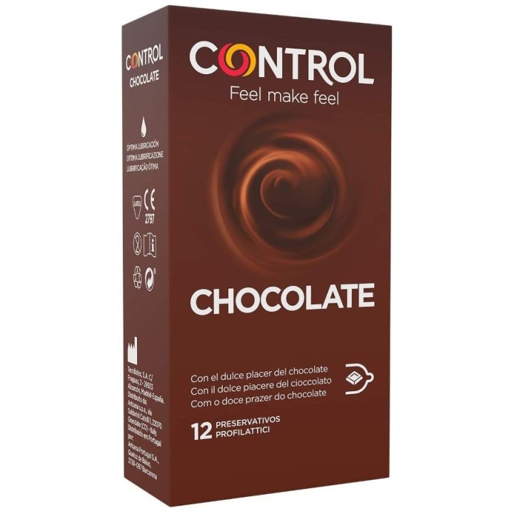 Adapta Chocolate Kondoms 12 Stück von Control Kondoms | Fesselliebe.de