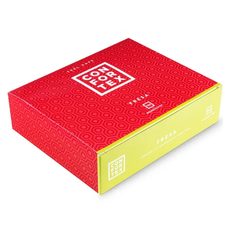 Erdbeerkondom 144 Stück von Confortex | Fesselliebe.de