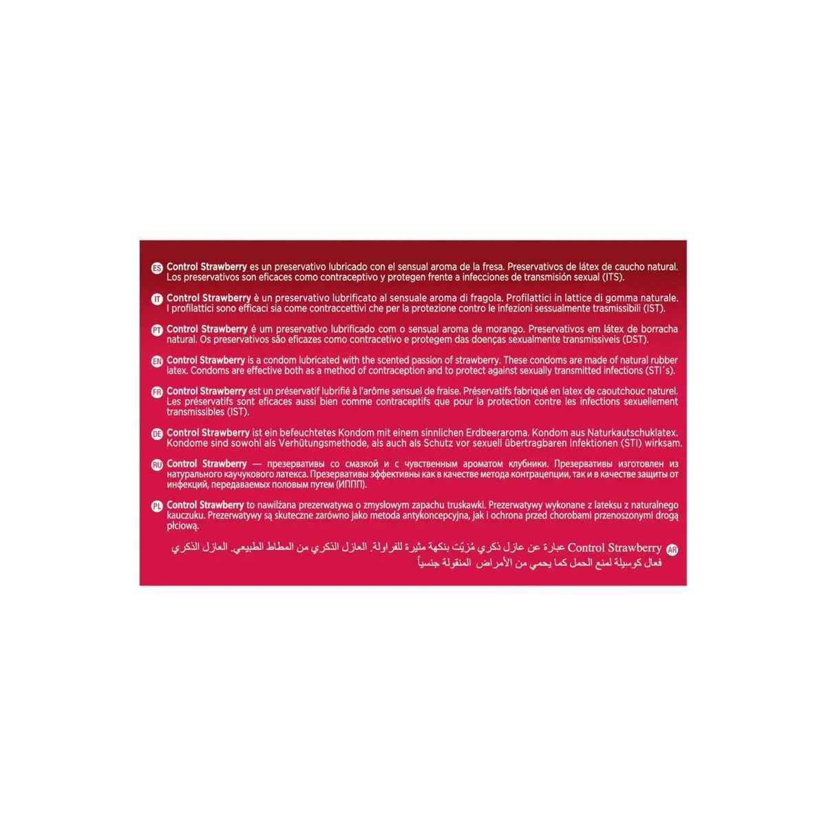 Adapta Erdbeerkondome 144 Stück von Control Kondoms | Fesselliebe.de