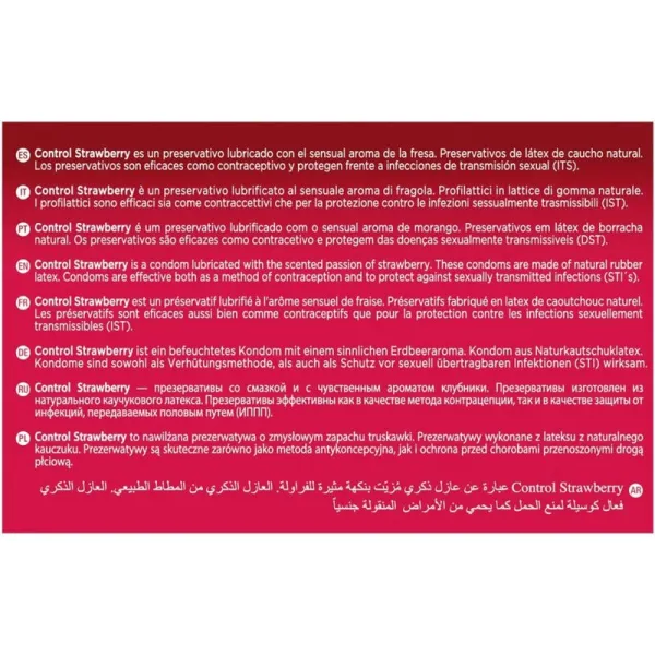 Adapta Erdbeerkondome 144 Stück von Control Kondoms | Fesselliebe.de