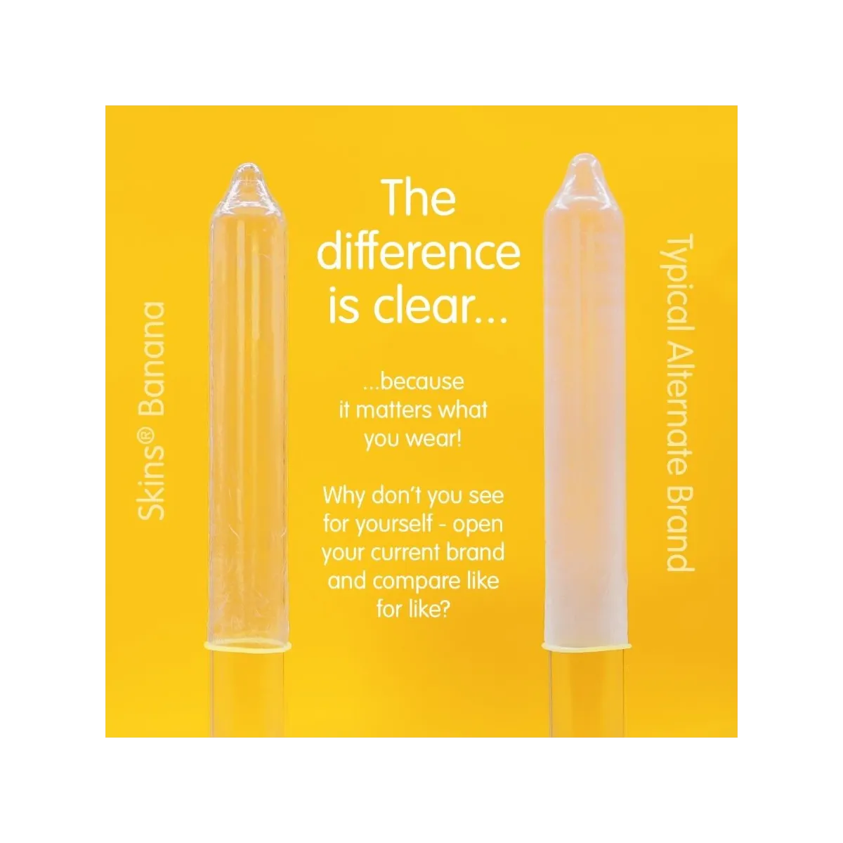 Banana Premium Kondome Packung 8 von Skins | Fesselliebe.de
