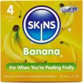 Banana Premium Kondome Packung 4 von Skins