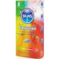 Premium-Kondome mit Verschiedenen Geschmacksrichtungen, 8er-Stück von Skins