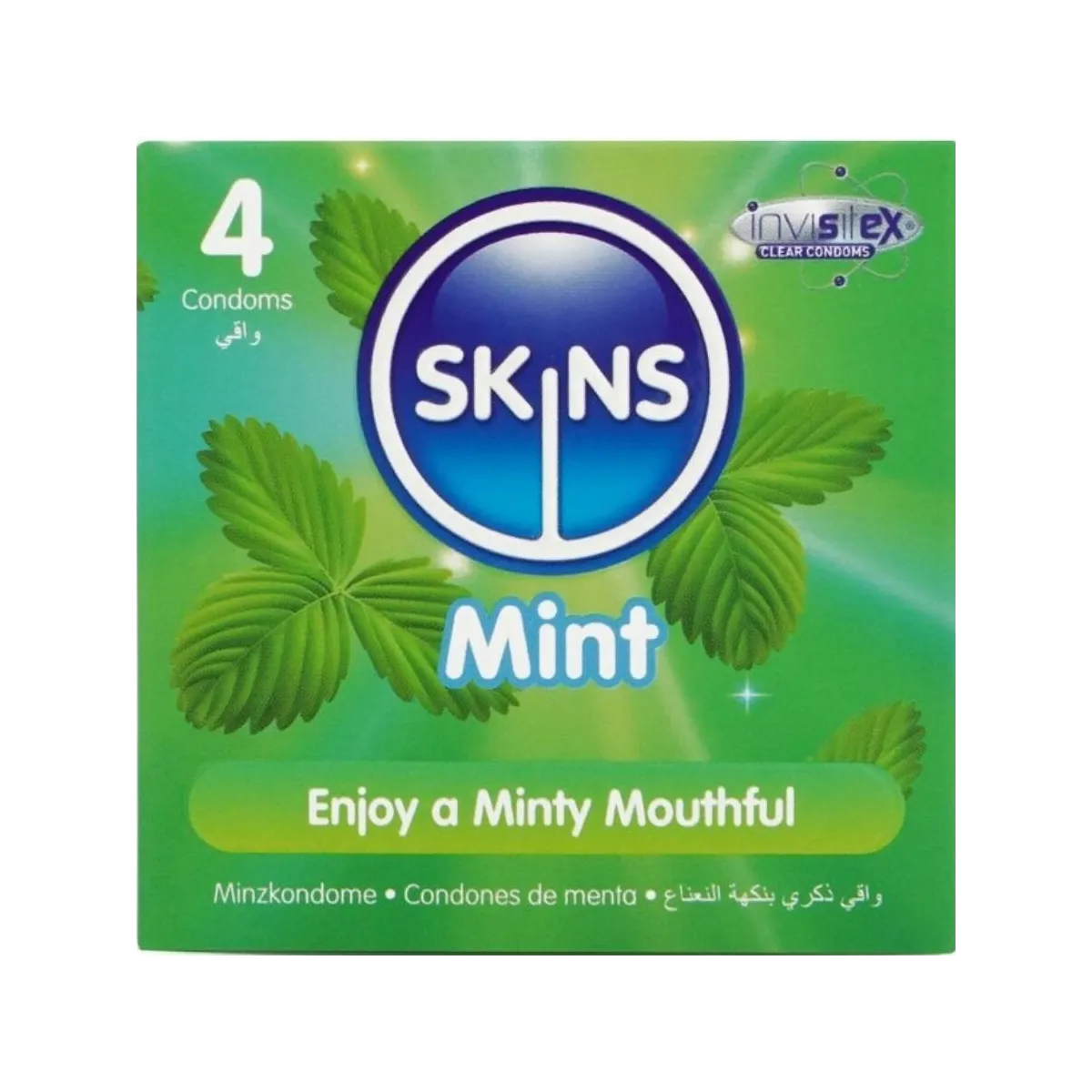 Mint Premium Kondome Packung 4 von Skins | Fesselliebe.de