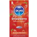 Erdbeere Premium-Kondome Packung 8 von Skins